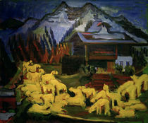 E.L.Kirchner / Flock of Sheep by klassik art