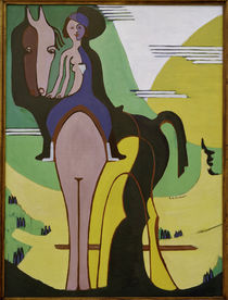 E.L.Kirchner / Horsewoman by klassik art