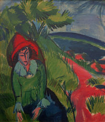 E.L.Kirchner / Erna at Fehmarn / 1913 by klassik art