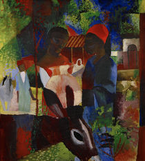 August Macke / Market in Tunis by klassik art