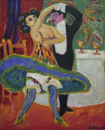 E.L.Kirchner, Varieté (English dancers) by klassik art