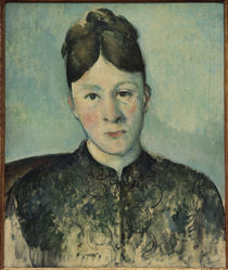 Paul Cézanne, Portrait Madame Cézanne von klassik art