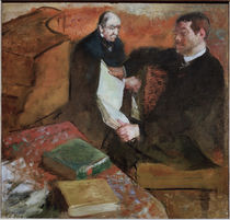 Degas / Pagans and Degas’ father /  c. 1895 by klassik art
