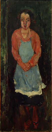 Ch. Soutine, Cook in a blue apron / painting by klassik art