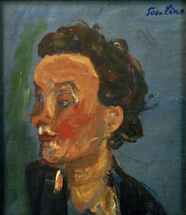 Ch. Soutine, Young Englishwoman in Blue / painting, c. 1937 by klassik art