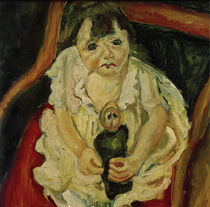 Ch. Soutine, Kleines Mädchen mit Puppe von klassik art