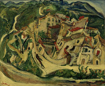 Ch. Soutine, Sicht auf Cagnes (La Gaude et les Baous) von klassik art