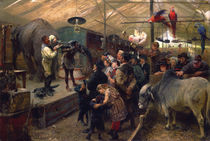 P.Meyerheim, In the Animal Store by klassik art