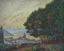 P.Signac, Saint-Tropez, Town and Pines by klassik art