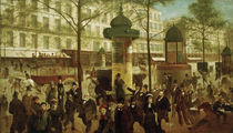 A.Gill, Le Boulevard Montmarte / Painting, 1877. by klassik art