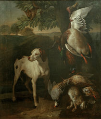 F.Desportes, Hund und Wild by klassik art