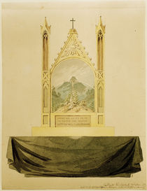 Friedrich / Cross i. front o. rainbow/c. 1818 by klassik art
