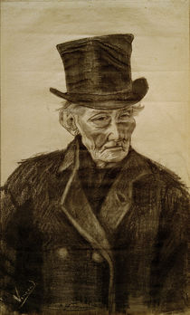 V. van Gogh, Alter Mann mit Zylinder von klassik art