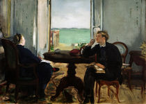 Edouard Manet, Interieur in Arcachon von klassik art