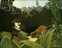 H.Rousseau, Eclairerus attaques.. von klassik art