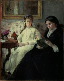 Berthe Morisot, Mother and sister by klassik art