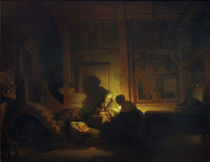 Rembrandt (Workshop), Holy Family by klassik art