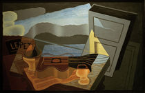 Juan Gris, Blick auf die Bucht/ 1921 von klassik art
