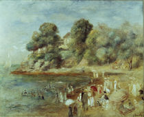 Auguste Renoir / Beach at Pornic by klassik art