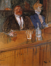 Toulouse-Lautrec, Im Café / 1898 von klassik art