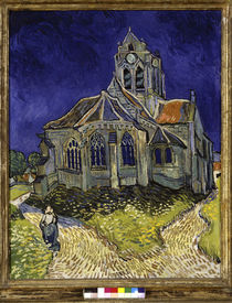 Van Gogh / Kirche in Auvers-sur-Oise/1890 von klassik art