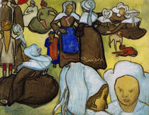 V.Gogh after Bernard, Breton Women by klassik art