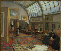 M.Liebermann, Atelier des Künstlers von klassik art