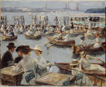 M.Liebermann, An der Alster in Hamburg von klassik art