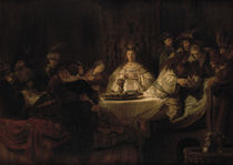 Samson’s Wedding / Rembrandt / 1638 by klassik art