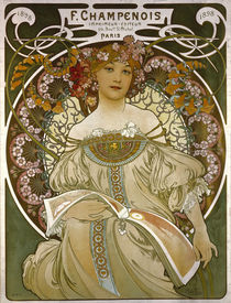 Mucha, Plakat für Champenois / 1898 von klassik art