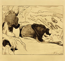 P.Gauguin, Die Wäscherinnen by klassik art