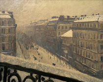 G.Caillebotte, Boul. Haussmann im Schnee von klassik art