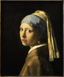 Vermeer, Mädchen mit der Perle von klassik art