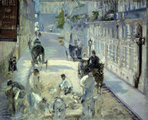 E. Manet / La Rue Mosnier aux Paveurs by klassik art