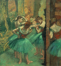 Edgar Degas, Tänzerinnen in Rosa u. Grün von klassik art