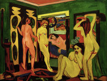 Bathers in a Room / E.L.Kirchner by klassik art