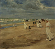 Max Liebermann, Strand bei Noordwijk von klassik art