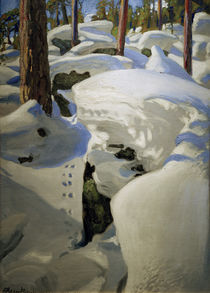 A.Gallen-Kallela / Lynx cave / 1904/06 by klassik art