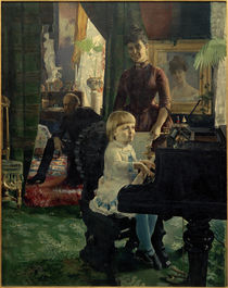 A.Gallen-Kallela, Porträt der Familie des Mathematikers E.R.Neovius von klassik art