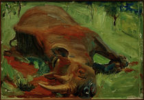 A.Gallen-Kallela, Erlegtes Rhinozeros by klassik art