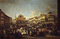 G.Signorini / Carnival in Piazza Santa Croce by klassik art