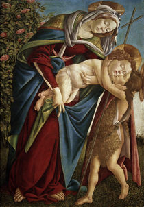 Sandro Botticelli, Madonna and Child with John the Baptist as a Child by klassik art