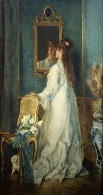 A.Stevens / Girl in front of Mirror/ C19 by klassik art