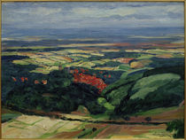 Ph.Franck, Blick über Kronberg in die Mainebene by klassik art