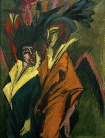 E.L.Kirchner, Zwei Frauen auf der Straße von klassik art