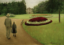 G.Caillebotte, Park u. Landhaus in Yerres von klassik art