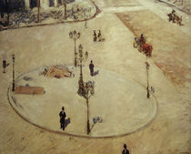 G.Caillebotte, Verkehrsinsel Boul. Haussm. von klassik art