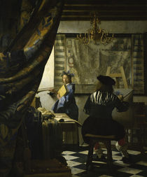 The Art Painting / Vermeer, / Painting, 1665/6 by klassik art