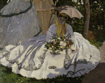 C.Monet / Women in garden / 1867 / Detail by klassik art