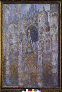Monet / Kathedrale Rouen (Harmonie bleue) von klassik art